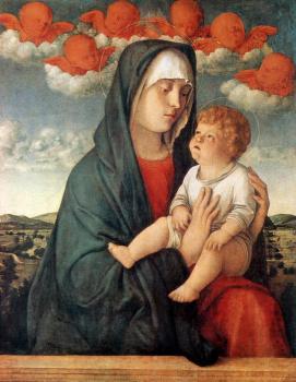 Giovanni Bellini : Madonna of the red angels